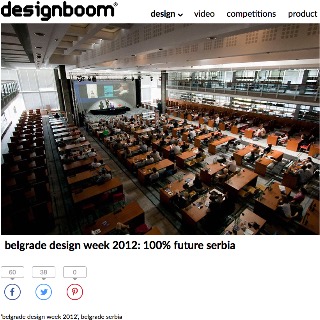 Belgrade Design Week 2012 by Designboom Design Portal, IT